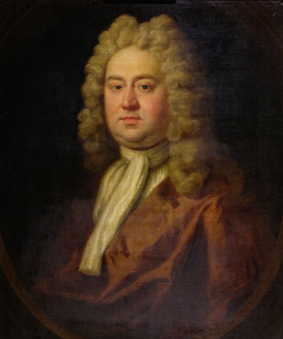 Portrait of a Gentleman, said to be George Frederick Handel, c.1730 by English School